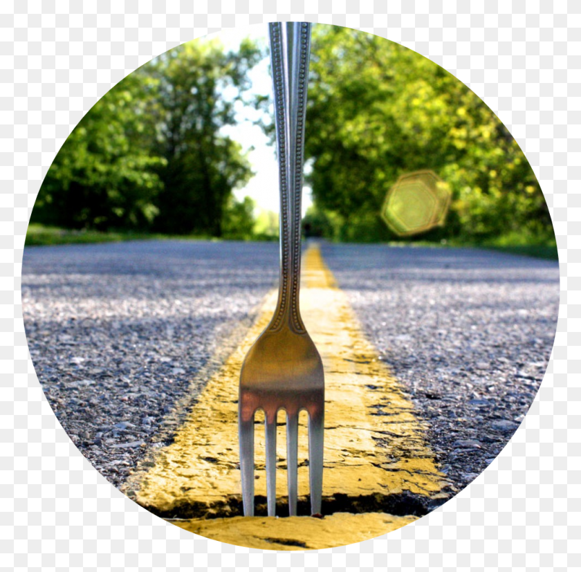 987x971 The Problem With The Fake It Til You Make It Approach Decision Fork In The Road, Cutlery, Tarmac, Asphalt HD PNG Download