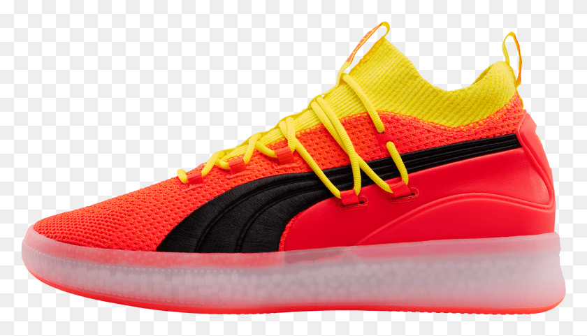 1806x977 The Puma Clyde Court Disrupt Gets A Limited Release Puma Clyde Court Disrupt Prix, Shoe, Footwear, Clothing HD PNG Download