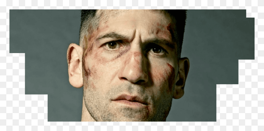 1200x550 The Punisher Frank Castle Punisher Netflix, Face, Person, Human HD PNG Download