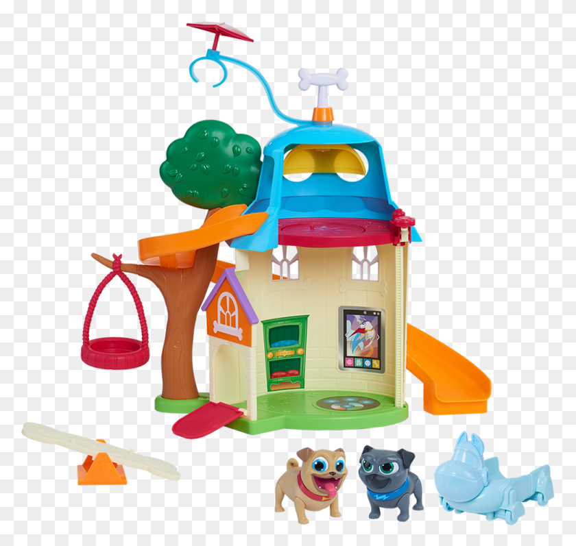 984x931 The Puppy Dog Pals Doghouse Playset Includes Puppy Dog Pals Doghouse Playset, Toy, Graphics HD PNG Download