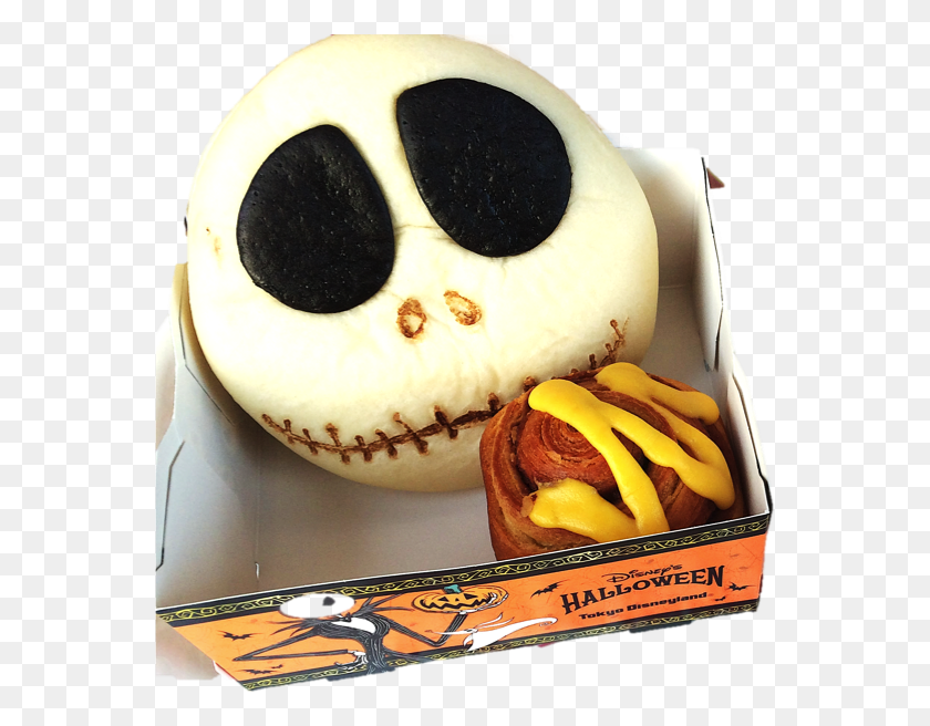 561x596 The Quirky Fun Side Of Japanese Food Jack Skellington Bun Tokyo Disneyland, Egg, Sweets, Confectionery HD PNG Download