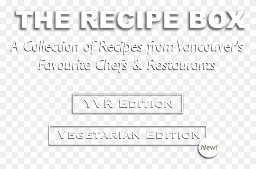 851x543 The Recipe Box Ink, Text, Poster, Advertisement HD PNG Download