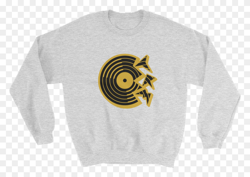 976x671 The Record Machine Eye On Springfield Jumper, Clothing, Apparel, Sweatshirt HD PNG Download