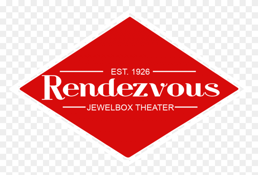 884x577 Логотип Фестиваля В Формате Rendezvous And Jewelbox Theater Format, Этикетка, Текст, Треугольник Png Скачать