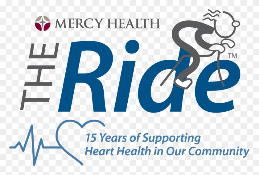 959x627 The Ride 2019 Logo Mercy Health Partners, Text, Symbol, Trademark HD PNG Download