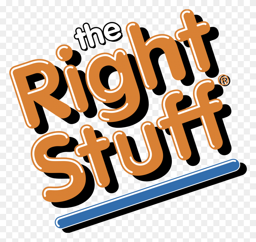 2119x1991 The Right Stuff Logo Transparent Calligraphy, Text, Alphabet, Number HD PNG Download
