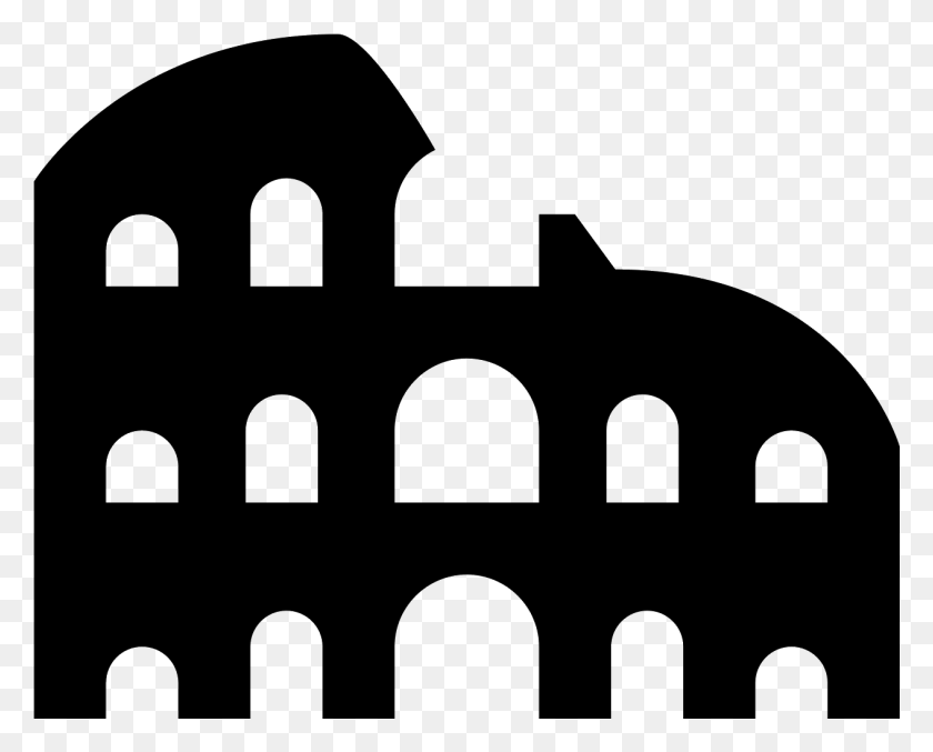 1264x1001 Римский Колизей, Вид Сбоку, Давно Заброшенный Рисунок, Серый, Мир Варкрафта Png Скачать