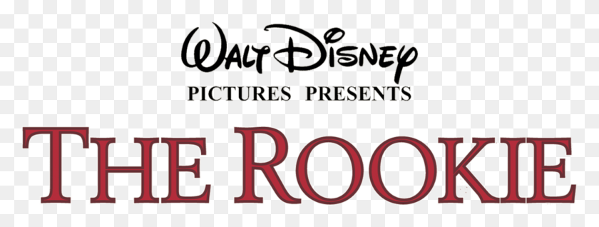 1281x424 The Rookie Walt Disney, Text, Alphabet, Label HD PNG Download