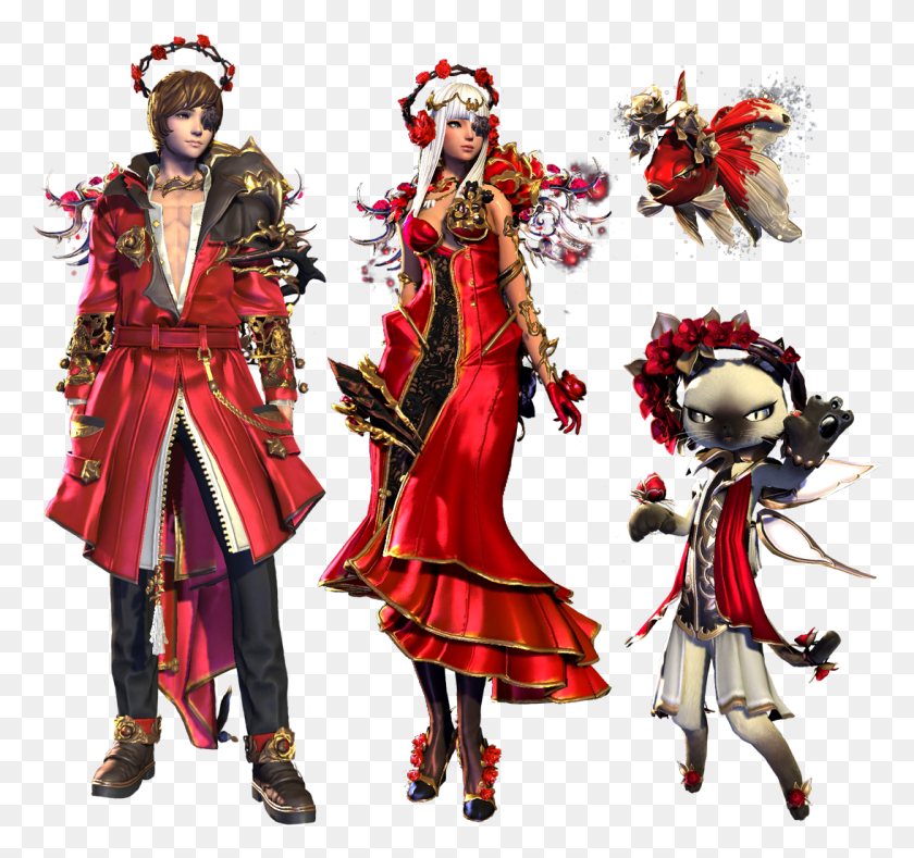 1092x1021 The Rosethorn Accessories And Weapons Are Only Available Blade And Soul Rosethorn Outfit, Person, Human, Costume HD PNG Download