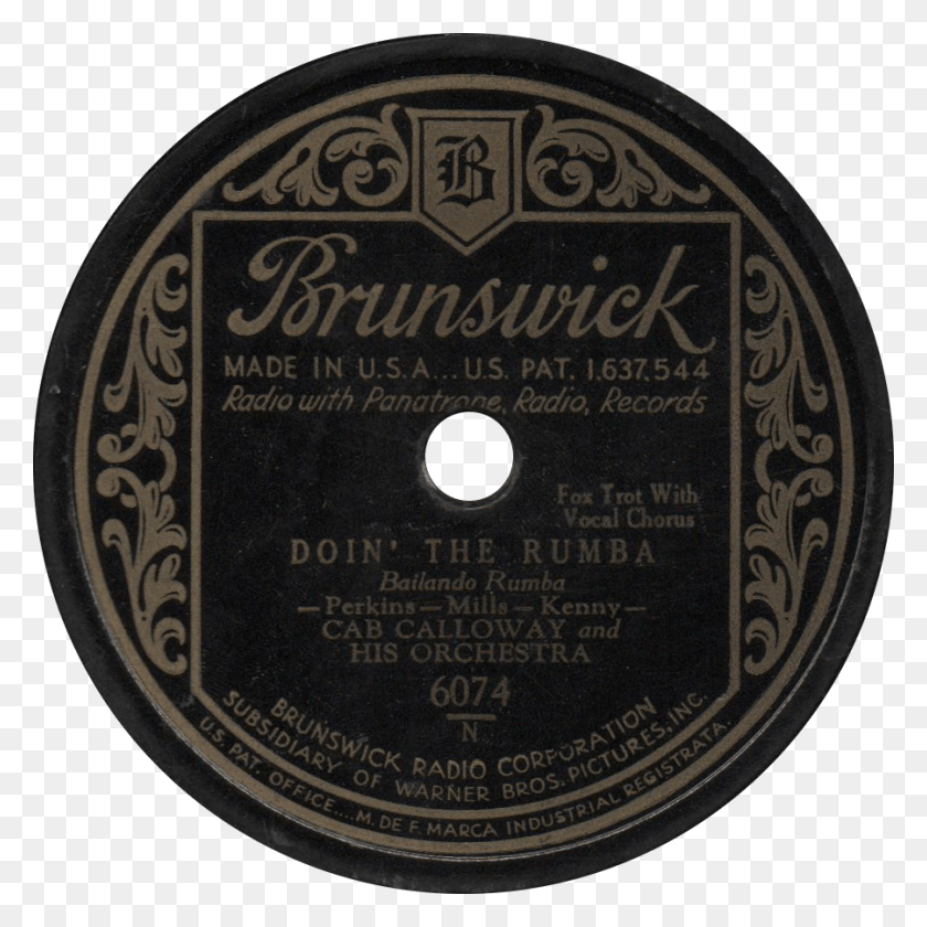900x900 Descargar Png La Rumba Grabada El 3 De Marzo De 1931 Por Cab Calloway Duke Ellington Merry Go Round, Disco, Dvd Hd Png