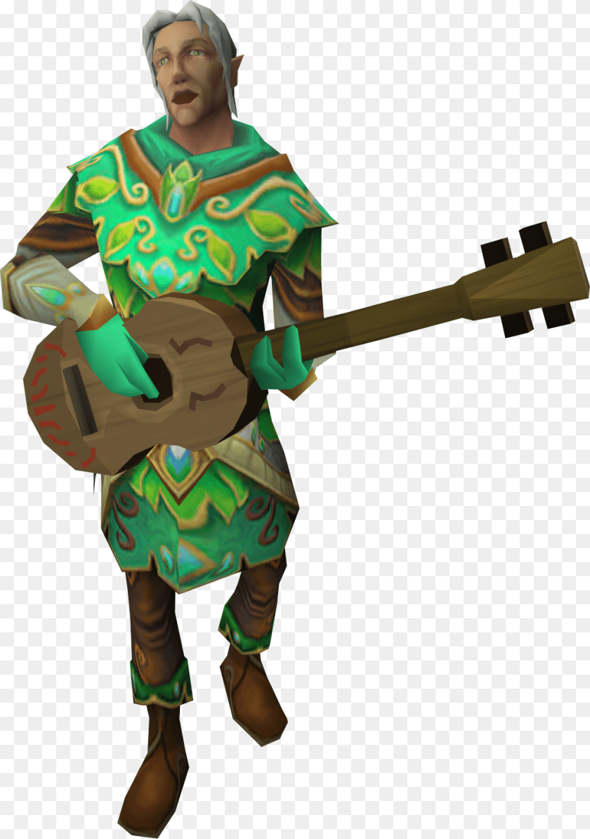 1020x1450 The Runescape Wiki Musician Runescape, Person, Clothing, Costume, Adult Sticker PNG
