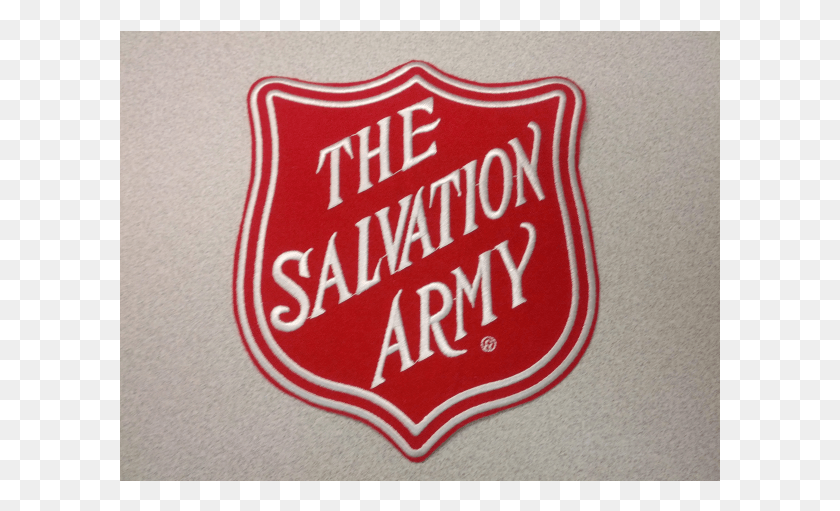 601x451 The Salvation Army Shield Patch Shield With Red Background, Logo, Symbol, Trademark HD PNG Download