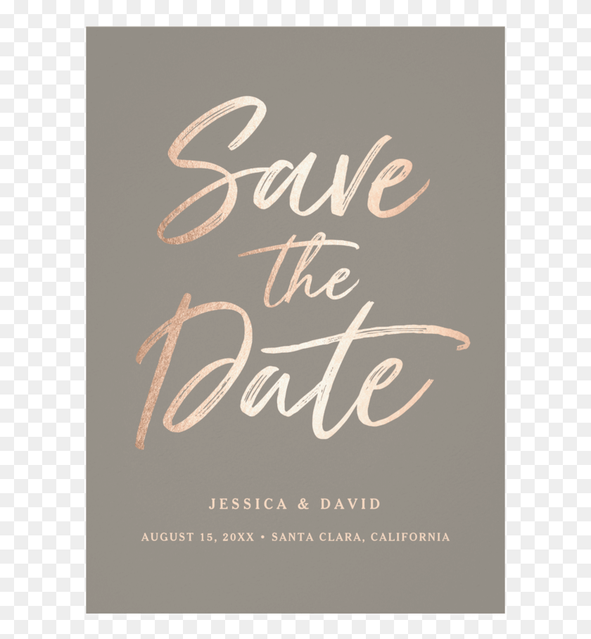609x847 The Save The Date Contains Very Random Details In It Calligraphy, Text, Handwriting, Letter HD PNG Download