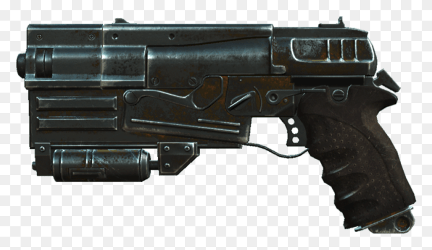 932x510 Фантастическое Будущее Ярко Fallout 76 10-Мм Пистолет, Пистолет, Оружие, Вооружение Hd Png Скачать