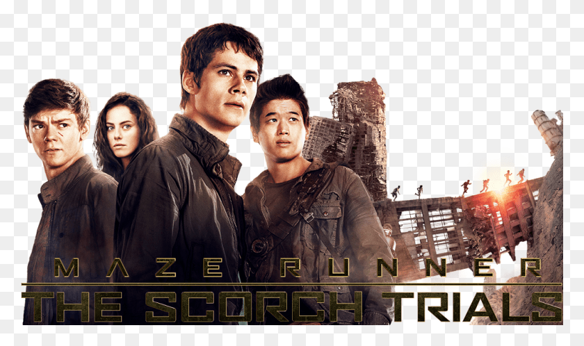 1000x562 The Scorch Trials Clearart Image Maze Runner, Person, Human, Poster HD PNG Download