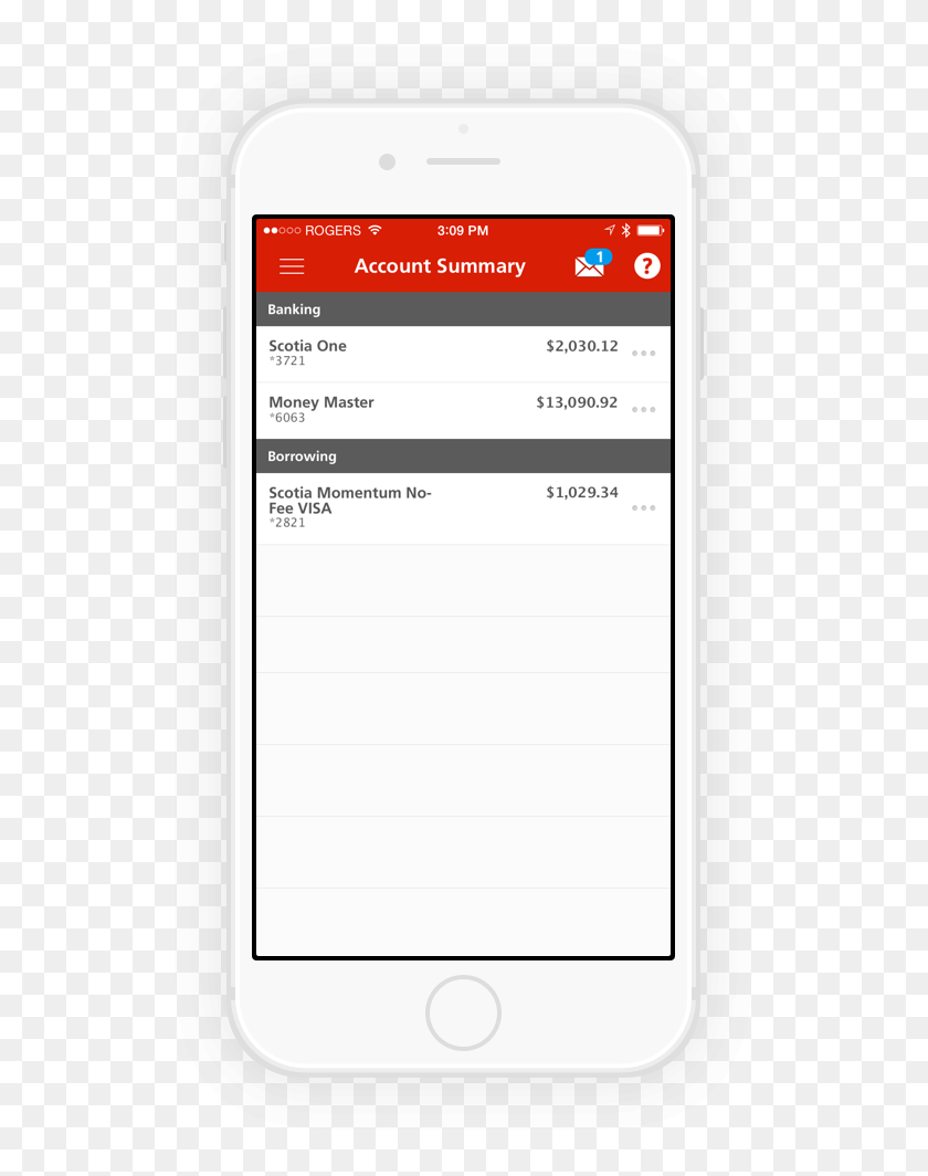 547x1004 The Scotiabank App Is No Exception As It Provides Little Scotiabank App, Mobile Phone, Phone, Electronics HD PNG Download