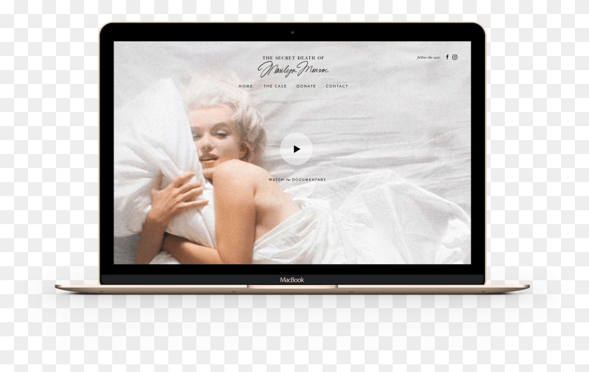 2205x1332 The Secret Death Of Marilyn Monroe Is A Documentary Marilyn Monroe Bed Shoot, Monitor, Screen, Electronics HD PNG Download