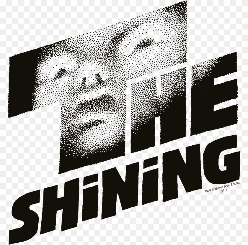 791x831 The Shining Shining Poster Men39s Slim Fit T Shirt Graphic Design, Advertisement, Logo, Text, Person PNG