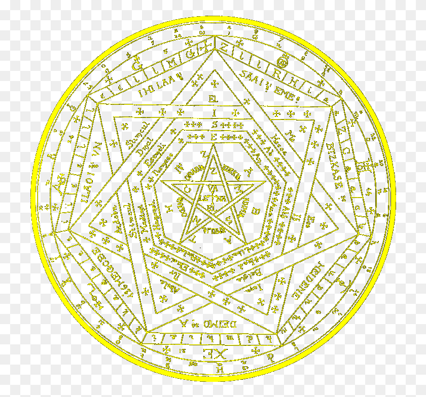 722x724 The Sigil Of Ameth Grand Pentacle Of Solomon, Clock Tower, Tower, Architecture HD PNG Download