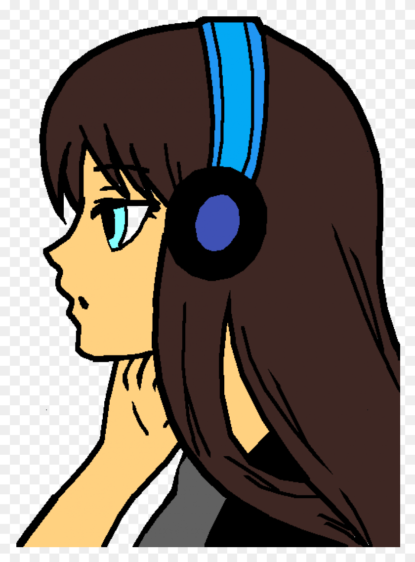 1008x1392 The Silent Headphones Girl Itsfunneh Drawing, Electronics, Hair, Headset HD PNG Download