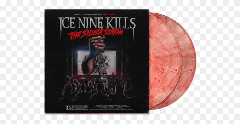 536x375 The Silver Scream Ice Nine Kills The Silver Scream, Poster, Advertisement, Person HD PNG Download