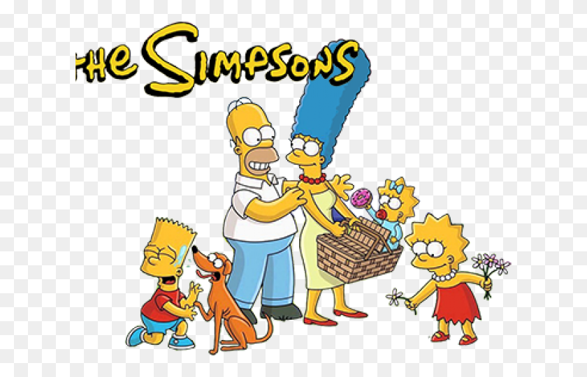 626x480 The Simpsons Clipart Transparent Background Simpsons, Poster, Advertisement, Book HD PNG Download