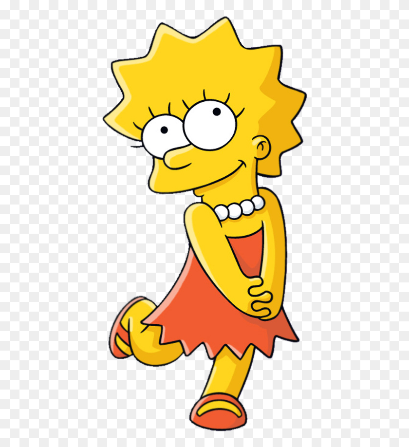 426x858 The Simpsons Transparent Image Lisa Simpson, Gold, Poster, Advertisement HD PNG Download