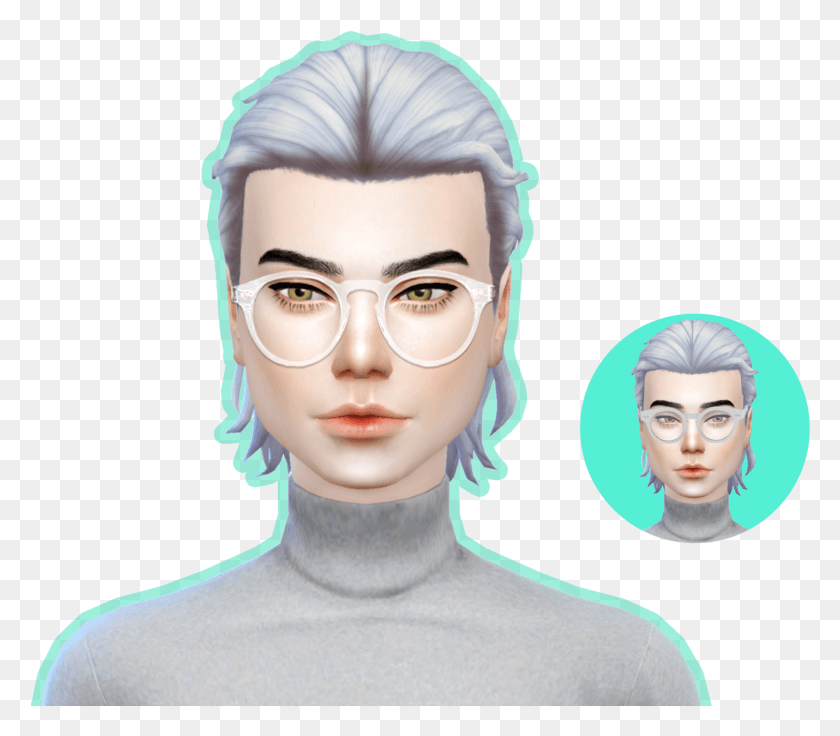 1507x1307 The Sims Forums Sims 4 Cc Maxis Match Glasses, Head, Person, Human HD PNG Download