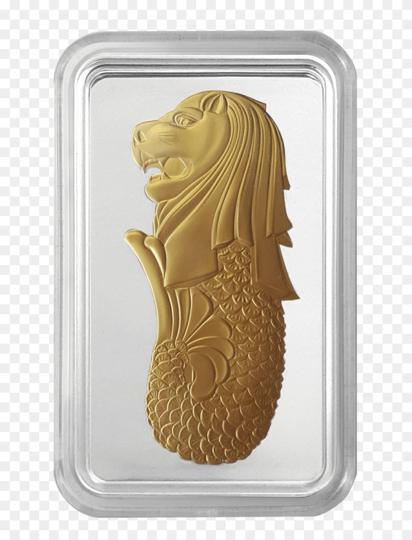 990x1320 The Singapore Mint Lion, Gold, Bronze, Handle HD PNG Download