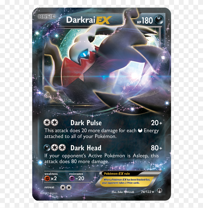 576x801 The Six Habits Of Highly Effective Pokemon Players Pokemon Darkrai Ex, Poster, Advertisement, Flyer HD PNG Download