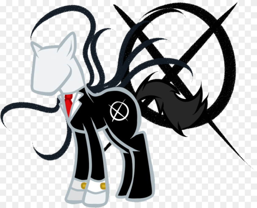 895x724 The Slender Man Images My Little Pony Slender Man Xd My Little Pony Slender Man, Book, Comics, Publication, Person Sticker PNG