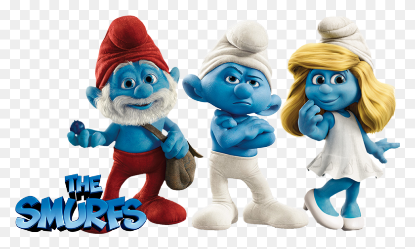 982x559 The Smurfs Image Smurfs Movie, Plush, Toy, Person HD PNG Download