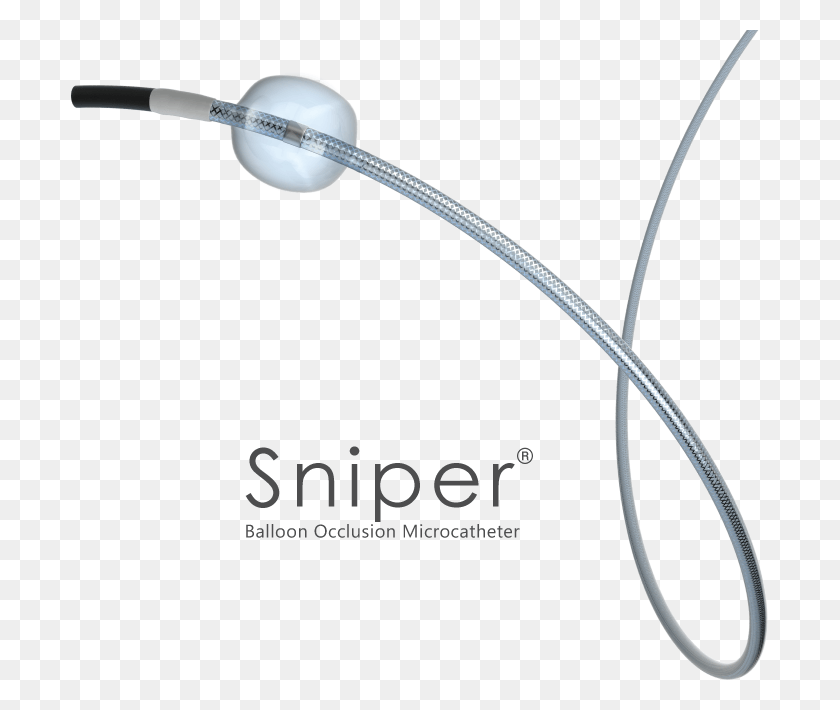 700x650 The Sniper Balloon Occlusion Micro Catheter From Embolx Silver, Bow, Adapter, Plug HD PNG Download