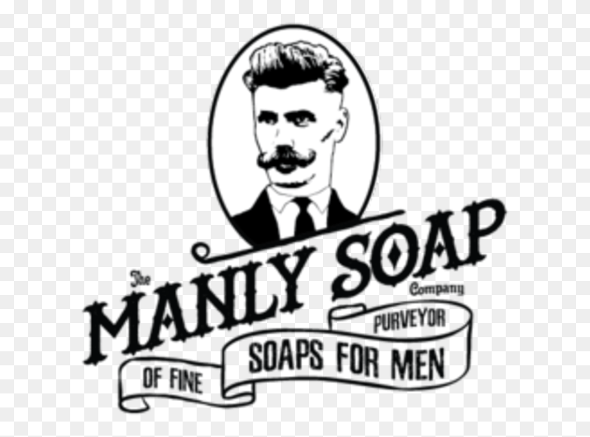 611x562 Descargar Png The Soap Company En Vimeo Manly Soap Logo, Word, Stencil, Poster Hd Png