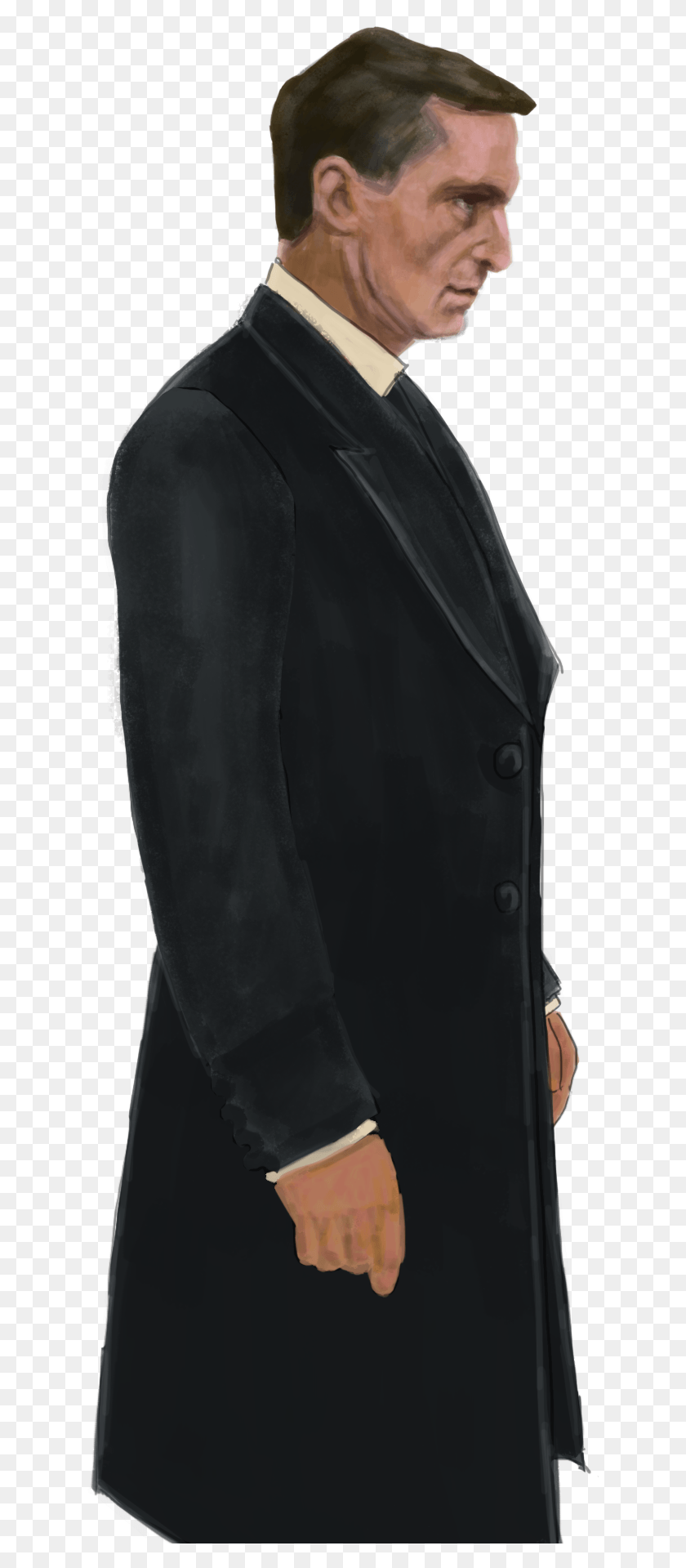 627x1859 The Software Used For Illustrations Is Photoshop Tuxedo, Clothing, Apparel, Overcoat Descargar Hd Png