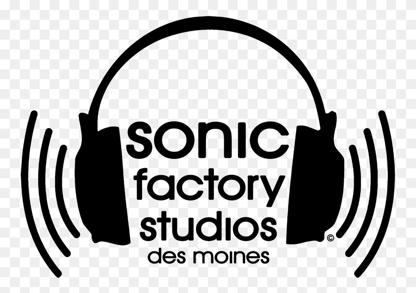 759x532 The Sonic Factorydm Logo Trans Record Studio Logo, Electronics, Steering Wheel HD PNG Download