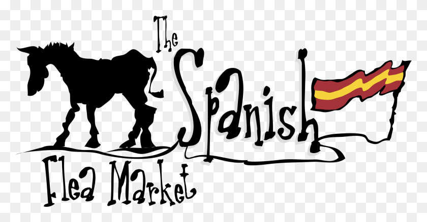 2190x1063 The Spanish Flea Market Logo Transparent Spanish, Text, Calligraphy, Handwriting HD PNG Download