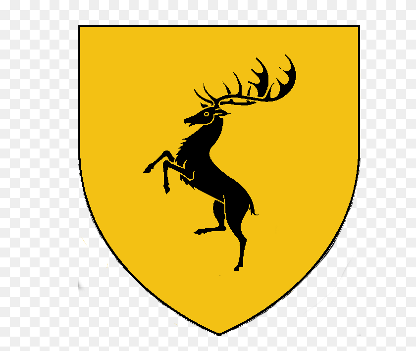 617x649 The Stags Of The Stormlands Game Of Thrones Casa Baratheon, Shield, Armor HD PNG Download