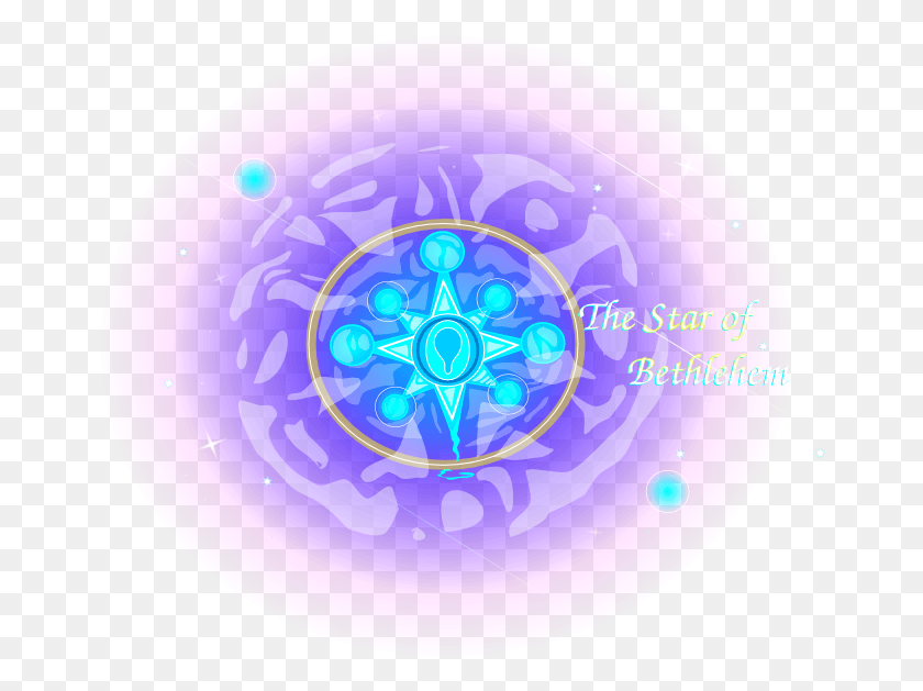 664x569 The Star Of Bethlehem Circle, Purple, Frisbee, Toy HD PNG Download
