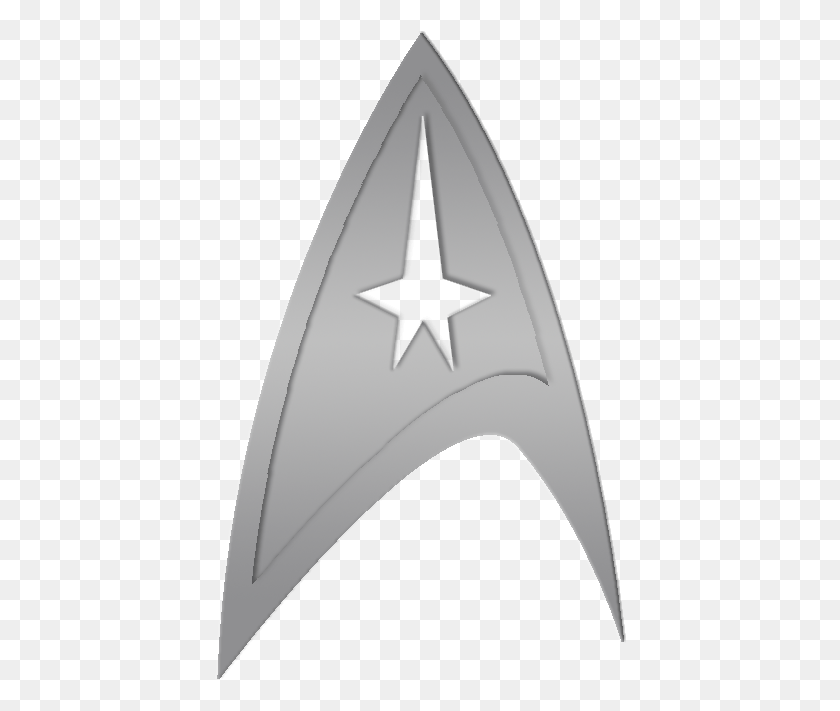 412x651 The Starfleet Insignia Is A Number Of Distinctive Crescent, Star Symbol, Symbol HD PNG Download