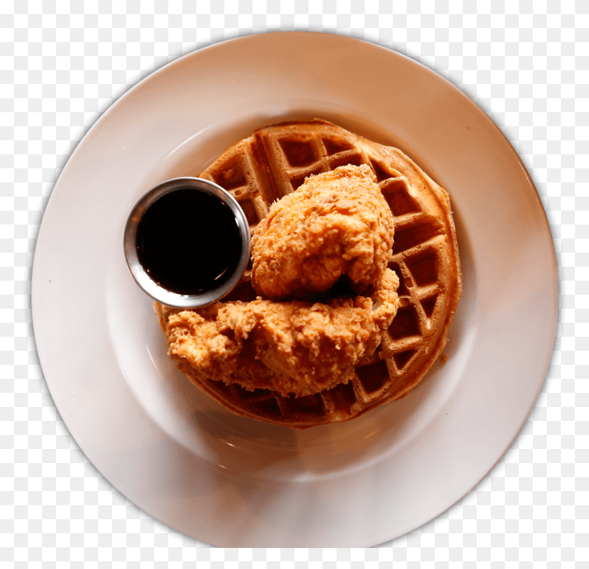 849x818 Descargar Png El Brunch De Los Domingos Souffl, Comida, Waffle, Dulces Hd Png