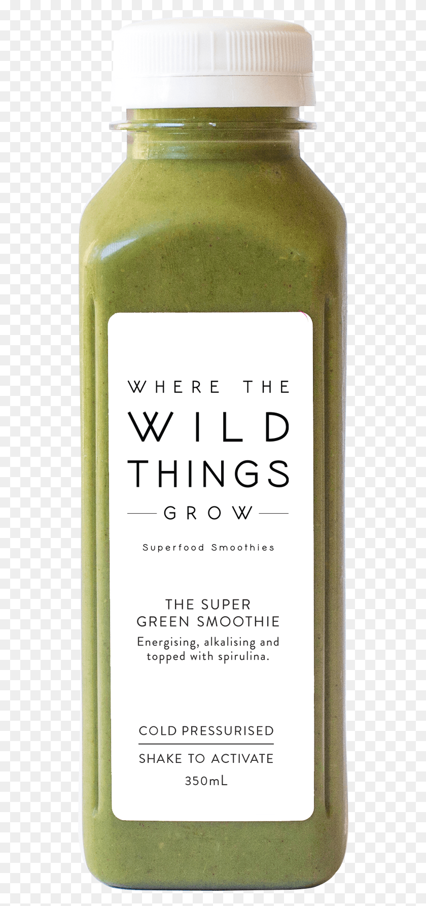 534x1725 The Super Green Smoothie Wild Things Grow Smoothies, Shaker, Bottle, Text HD PNG Download