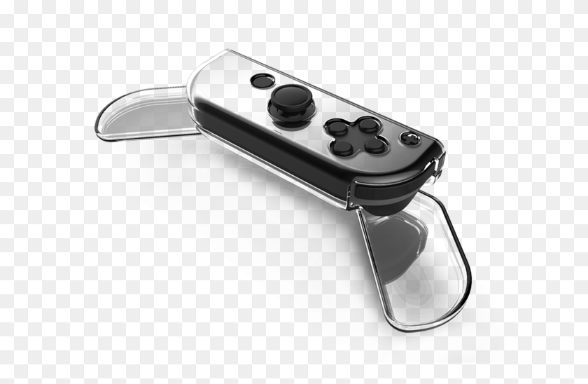 675x488 The Swivel Grip Is This Clear Case That Goes Over Each Nyko Joy Con Grip, Electronics, Camera, Cowbell HD PNG Download