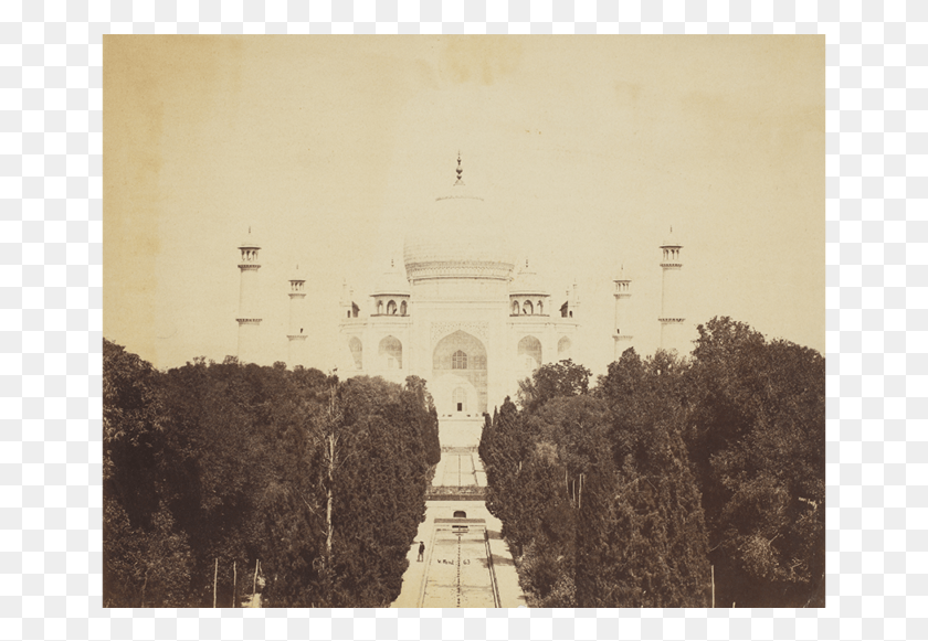 657x521 The Taj Mahal Agra By V Pont 1870s Triumphal Arch, Architecture, Building, Dome HD PNG Download