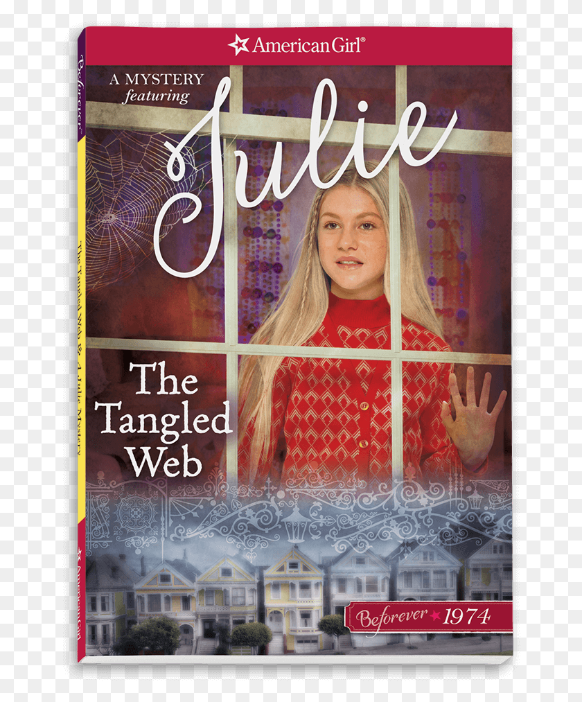 662x953 The Tangled Web American Girl Julie Books, Poster, Advertisement, Person Descargar Hd Png