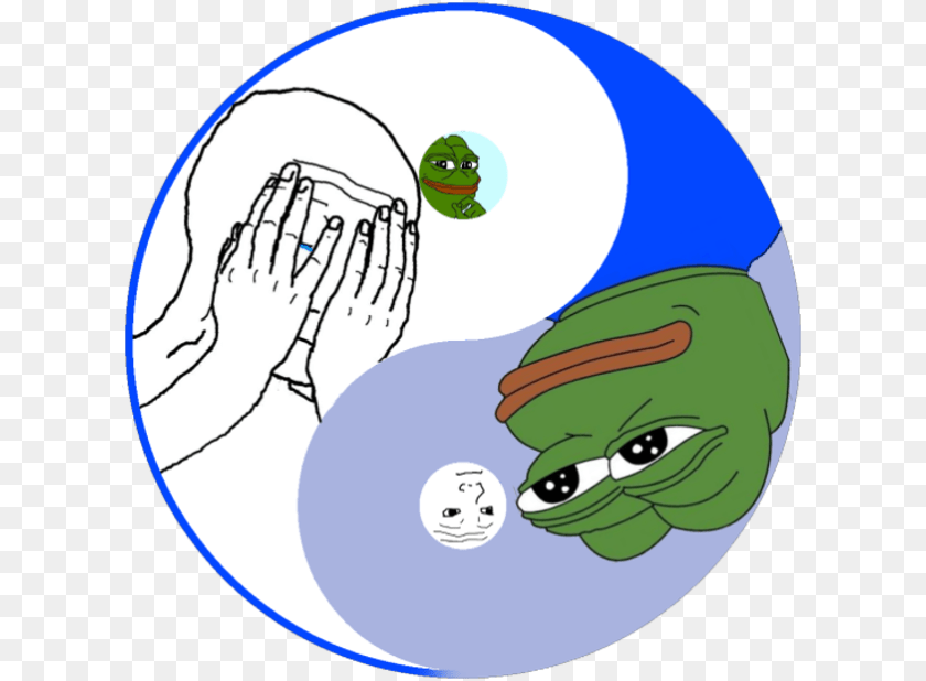 618x618 The Tao Of Pepe Pepe The Frog And Feels Guy, Sphere, Baby, Person, Head PNG