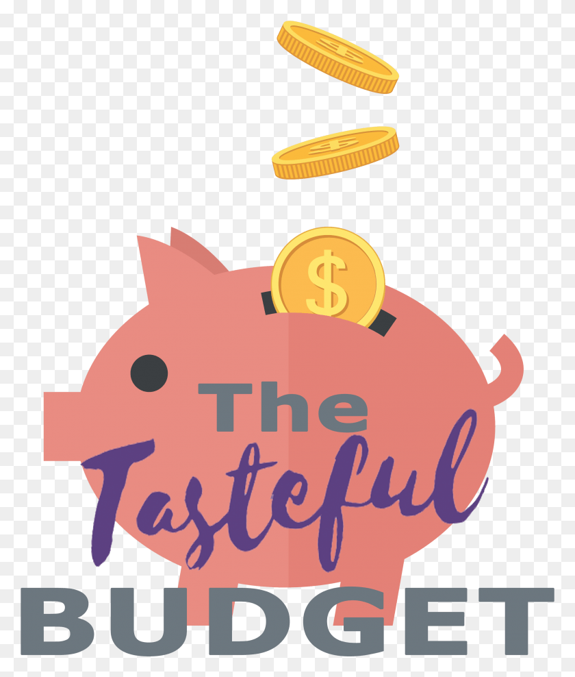 2561x3050 The Tasteful Budget Logo Illustration, Piggy Bank HD PNG Download