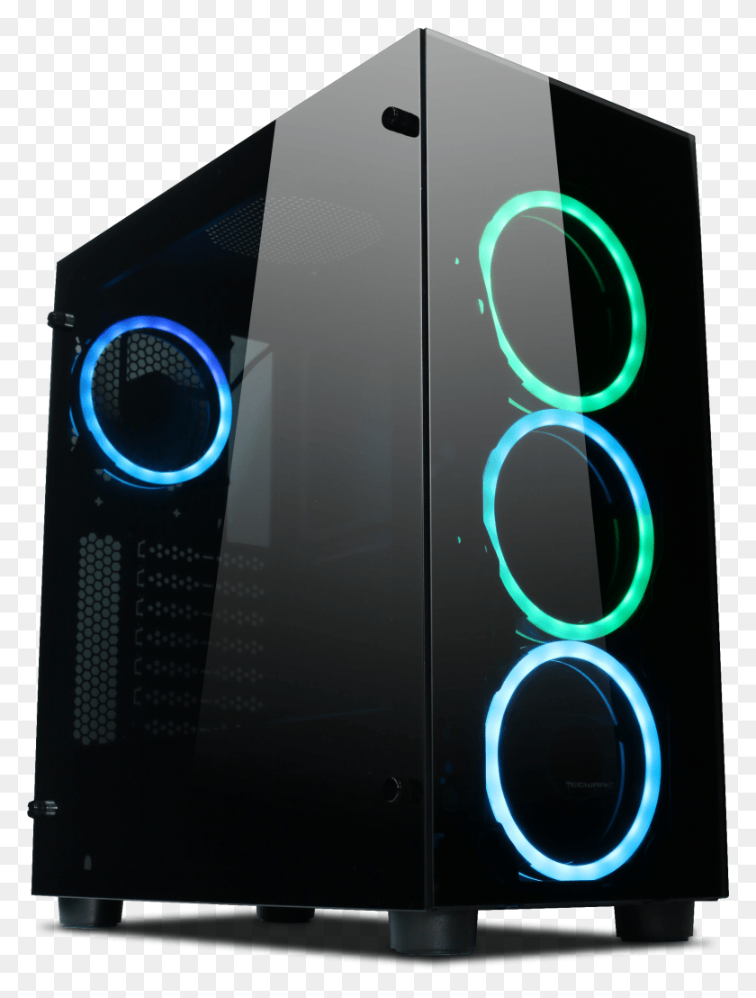 1790x2407 The Tecware Void Is A Sleek Compact Size Mid Tower Void Computer Case, Light, Electronics, Neon HD PNG Download