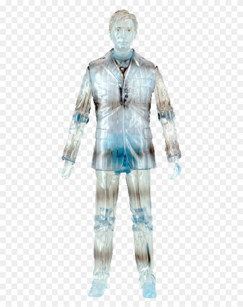 422x1001 The Tenth Doctor As Hologram 10th Doctor Hologram Figure, Clothing, Apparel, Coat HD PNG Download