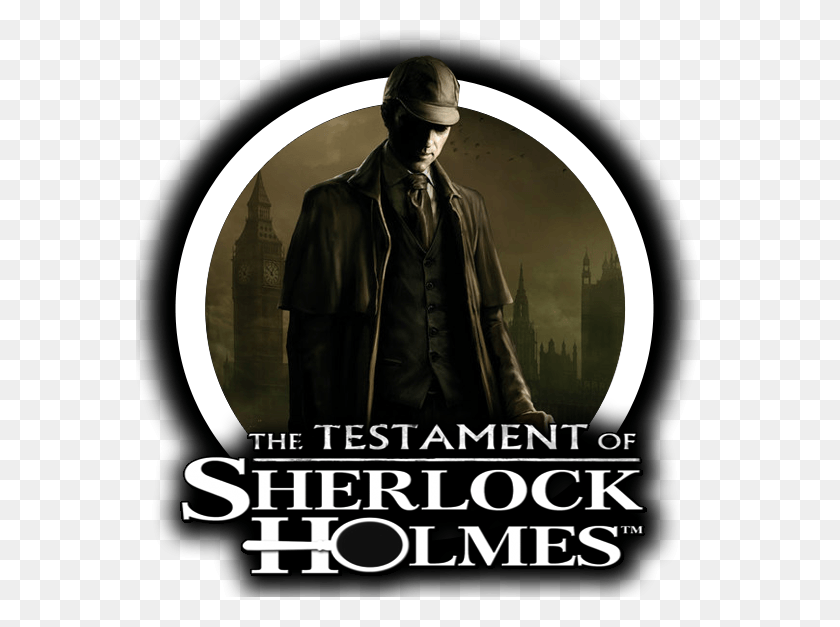 567x567 Descargar Png El Testamento De Sherlock Holmes Sherlock Holmes Vs Jack, Persona, Humano, Cartel Hd Png